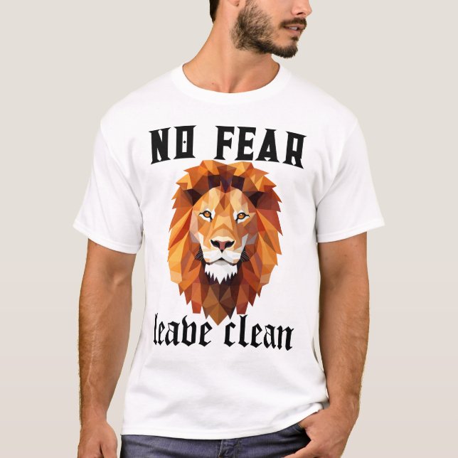 Camiseta Sem Medo - Lion Tee Selvagem (Frente)