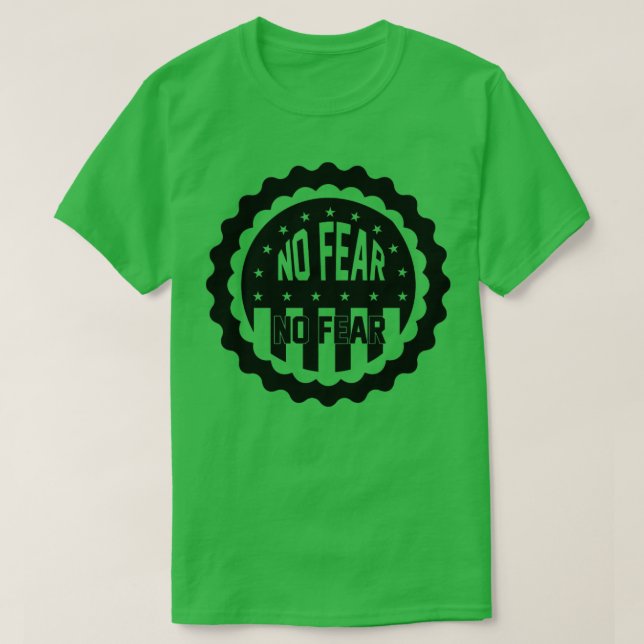 Camiseta sem medo nenhum recuo (Frente do Design)