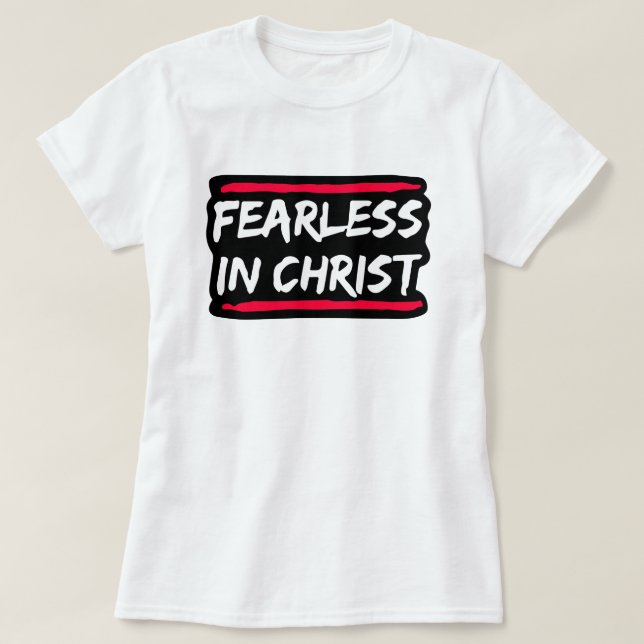 Camiseta Sem medo no Cristo (Frente do Design)