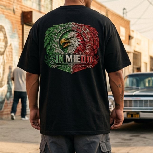 Camiseta Sem Medo Orgulho Mexicano (Sin Miedo Orgullo Mexicano T-Shirt)