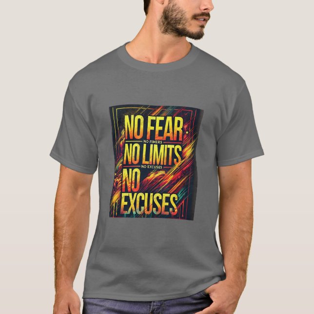 Camiseta Sem medo Sem limites Sem desculpas (Frente)