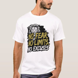 Camiseta Sem medo Sem limites Sem desculpas
