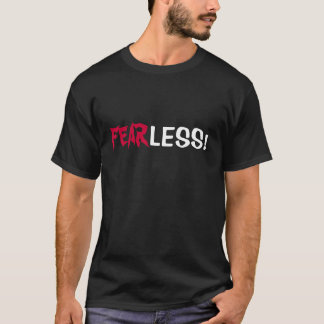 Camiseta SEM MEDO! T-shirt com da escritura do verso parte