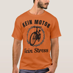 Camiseta Sem motor Sem estresse Bicicleta Ciclista Humor Di