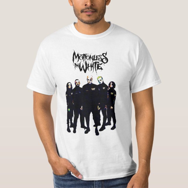 Camiseta Sem movimento em metal branco (Frente)