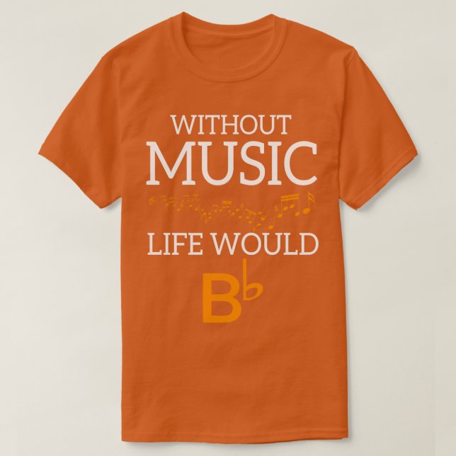 Camiseta Sem Música A Vida Bb (Frente do Design)