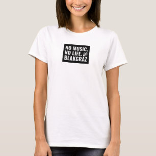 Camiseta Sem Música, Sem Vida. Blakgraz