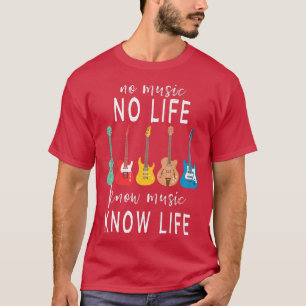 Camiseta Sem Música Sem Vida Sabe Música Conheça A Vida Leg