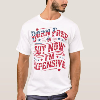 Camiseta Sem nascer Mas Agora Sou Muito Engraçado 4 De Julh