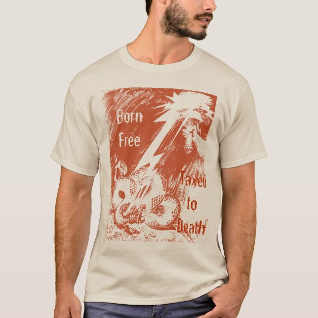 Camiseta Sem nascer Tributado à Morte (Frente)
