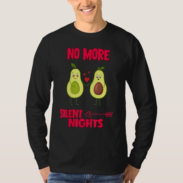 Camiseta Sem Noites Silenciosas, Citação Sarcástica (Frente)