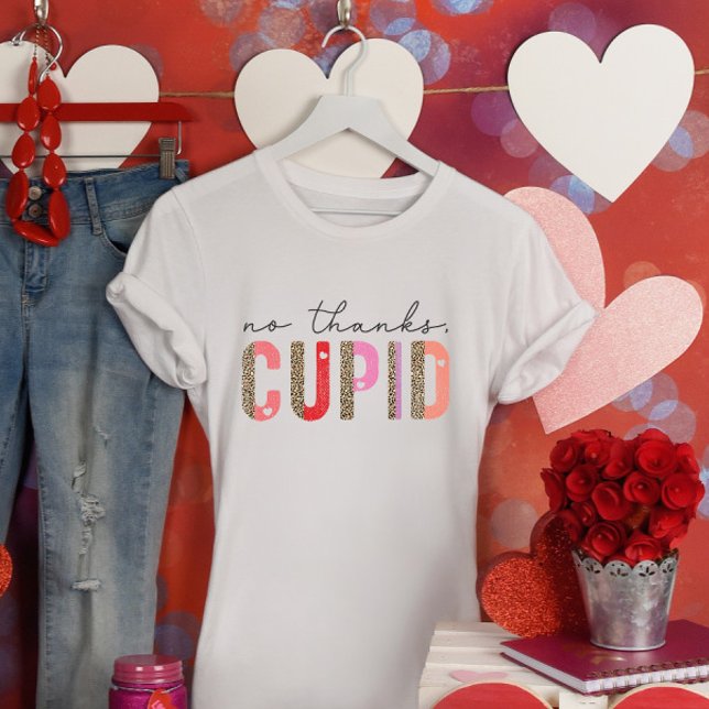 Camiseta Sem Obrigados, Dia de os namorados Cupido (Criador carregado)