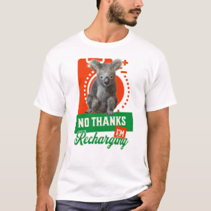 Camiseta Sem Obrigados, estou recarregando a bateria do Urs