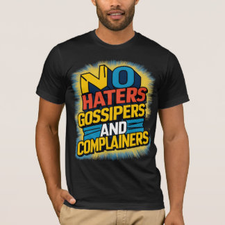 Camiseta Sem Óculos Gossipers e Queixas Arte Gráfica D