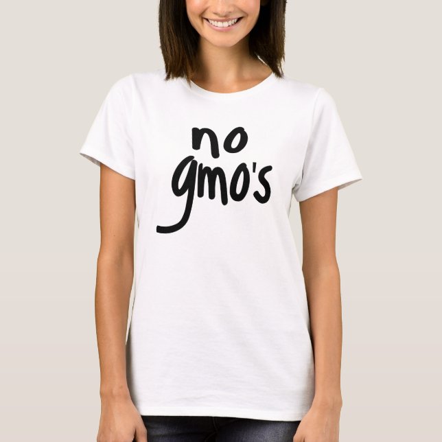 Camiseta Sem OGM Proteja nossa Comida (Frente)