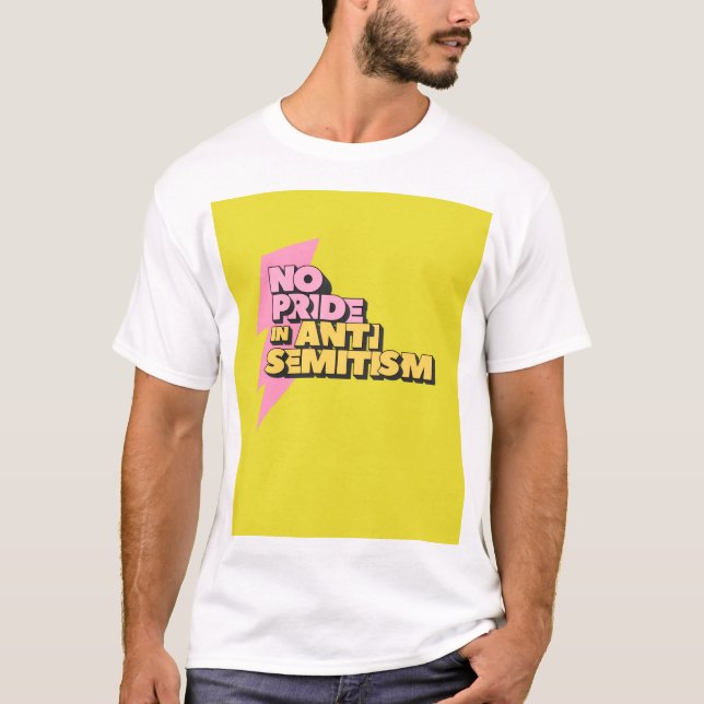 Camiseta Sem Orgulho No Antisemitismo (Frente)