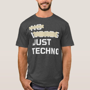 Camiseta Sem Palavras Apenas Techno EDM Music Festival Rave
