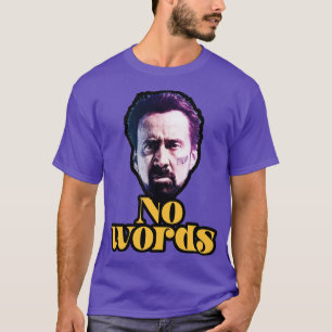 Camiseta Sem palavras Nicolas Cage