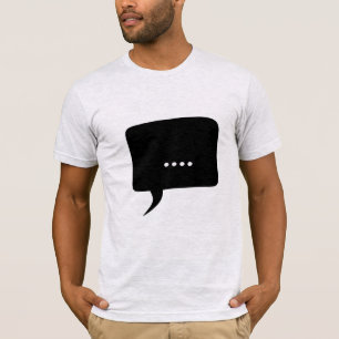 Camiseta Sem-palavras! O t-shirt dos homens engraçados