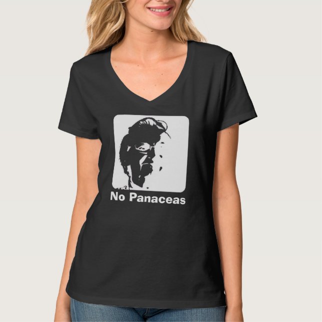 Camiseta "Sem Panaceias" de Elinor Ostrom (Frente)