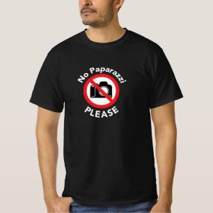 Camiseta Sem Paparazzi, Por Favor - Sem Fotografia