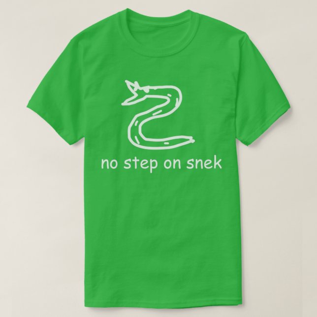 Camiseta Sem passo em Snek TSirt Classic  (Frente do Design)