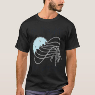 Camiseta sem pensamentos sem preocupações geleia