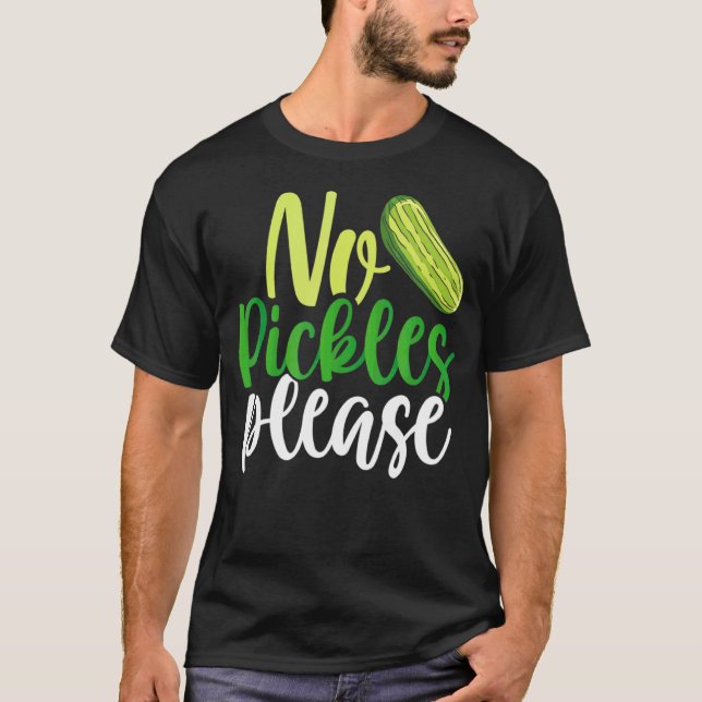 Camiseta Sem picles, por favor (Frente)