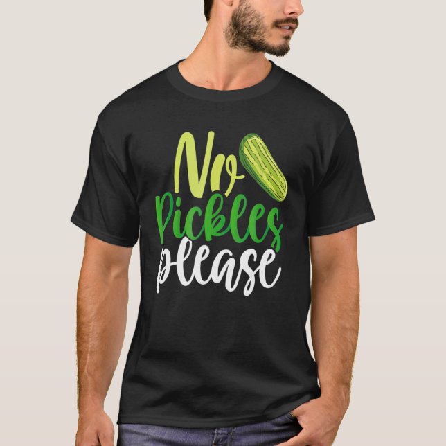 Camiseta Sem picles, por favor (Frente)