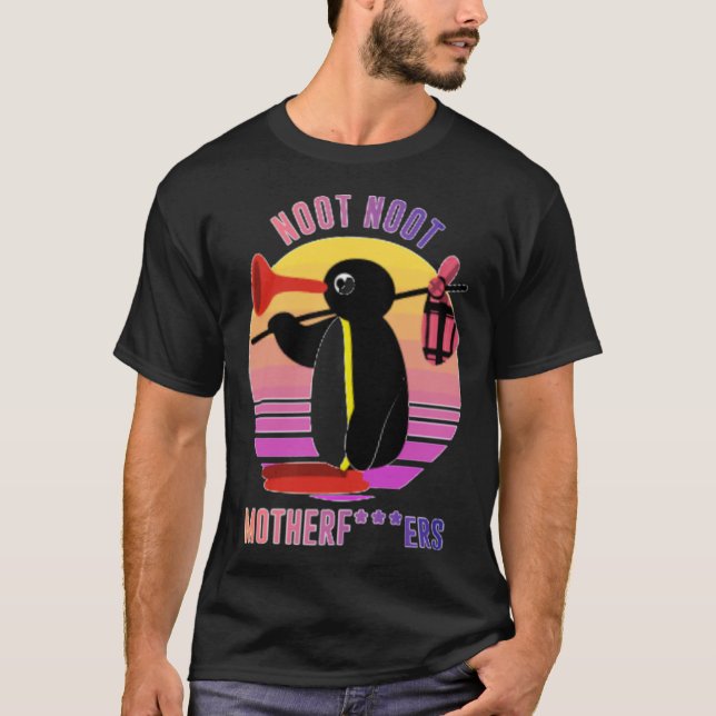 Camiseta Sem Pingu Shirt Noot Memt Gift, Pingu Noot N (Frente)