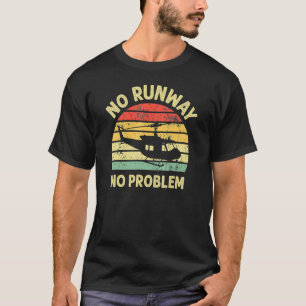 Camiseta Sem Pista Sem Problema Piloto de Helicóptero
