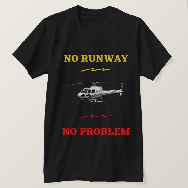 Camiseta Sem pista Sem problemas T-Shirt (Frente do Design)
