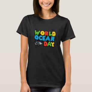 Camiseta Sem Planeta B Planeta Mundial Dia do Oceano Orca S