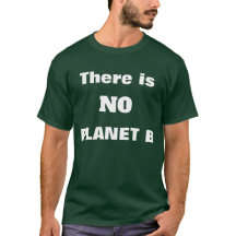 Sem planeta B Salvar a Camisa-T da Terra