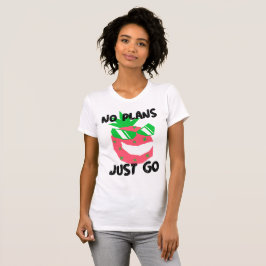 Camiseta Sem Planos Apenas Viaje Sozinho