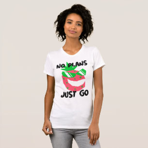 Camiseta Sem Planos Apenas Viaje Sozinho