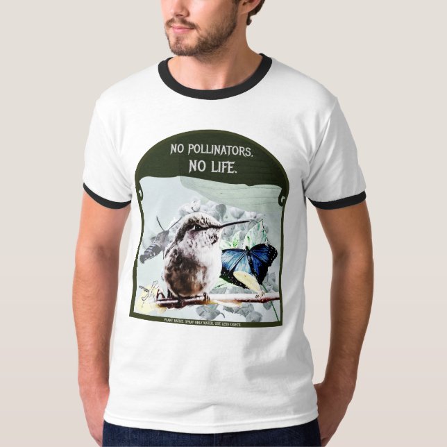 Camiseta Sem Polinizadores, Sem Vida (Frente)