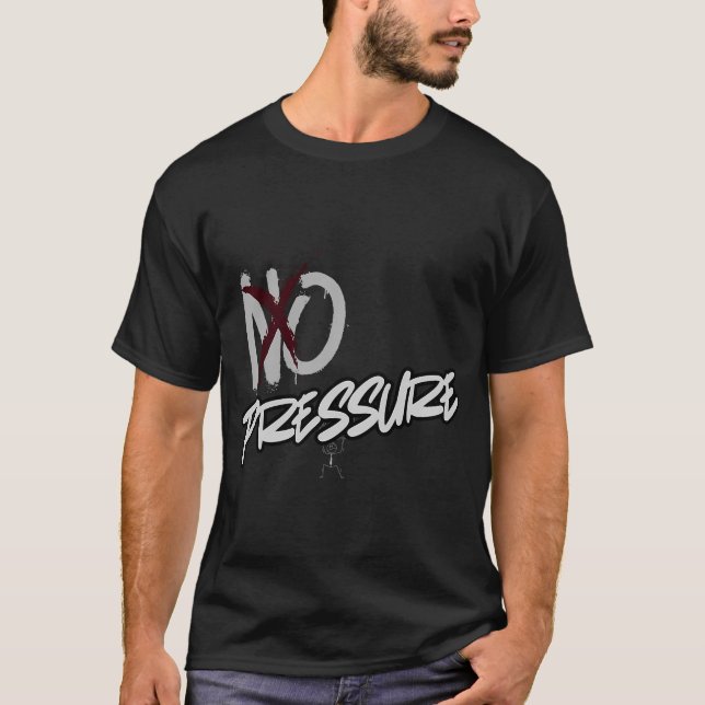 Camiseta Sem Pressa â€“ Design de Citação Minimal Chill (Frente)