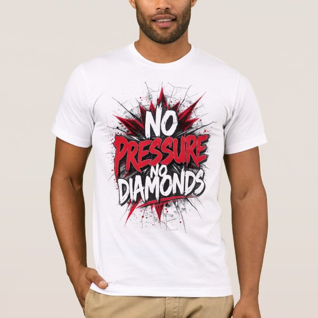 Camiseta Sem Pressão Sem Ouros - Motivação Negrito (Frente)