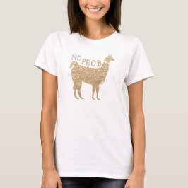 Camiseta Sem Prob Lama Champagne balas de ouro