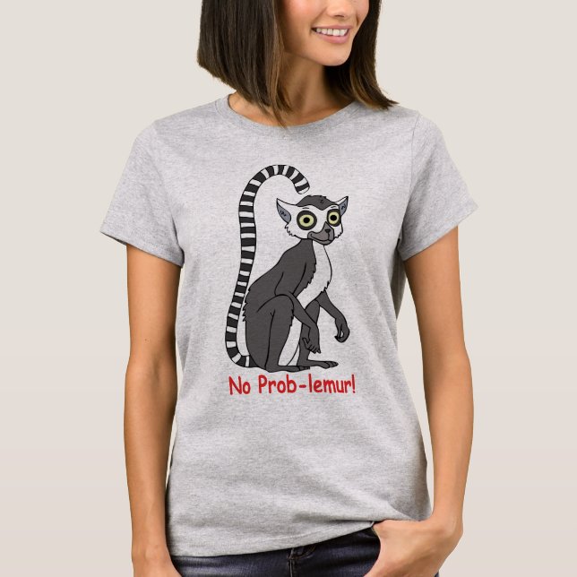 Camiseta Sem Prob-lemur! (Frente)