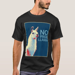 Camiseta Sem Prob Llama Alpaca Farmer Llama Lover