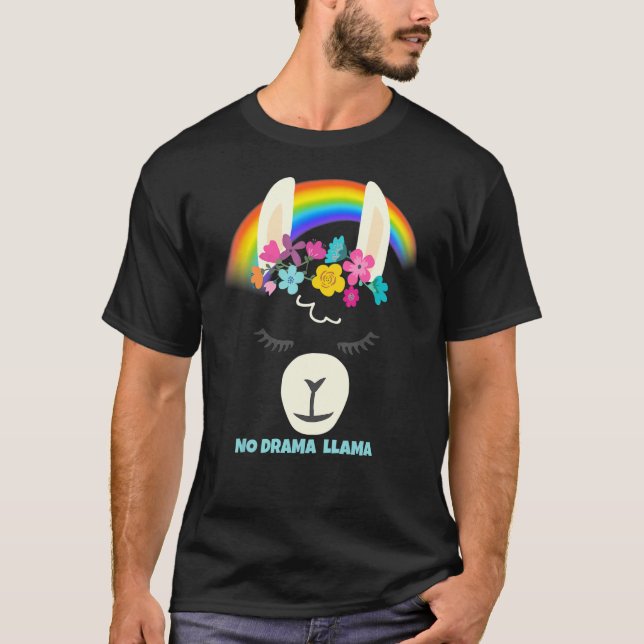 Camiseta Sem Prob Llama Alpaca Pride Rainbow Lgbtq (Frente)