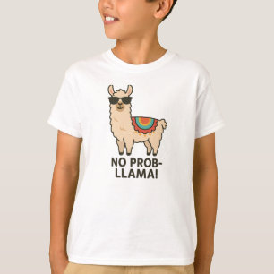 Camiseta Sem Prob-Llama Design Llama Bege Legal