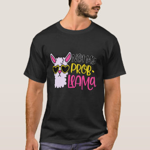 Camiseta Sem Prob Llama Llama Mamãe Alpaca Amante de Lhama