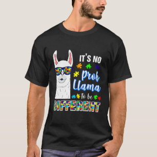 Camiseta Sem Prob LLama para ser diferente Puzzle Conscient