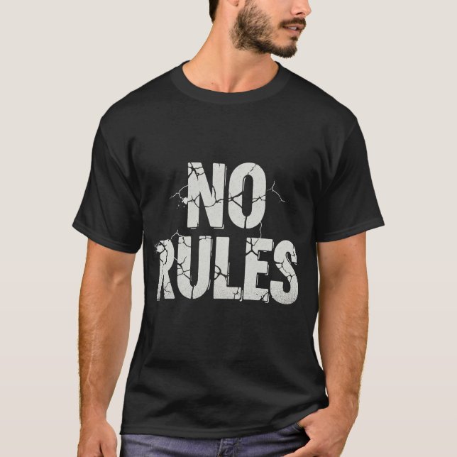 Camiseta Sem Regras - Teto de Declaração Negrito (Frente)