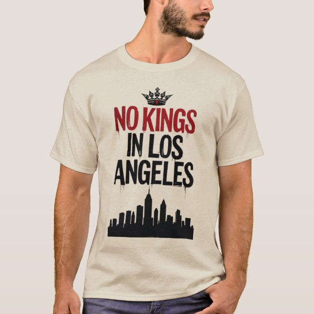 Camiseta Sem Reis em Los Angeles — Rebelião Urbana (Frente)