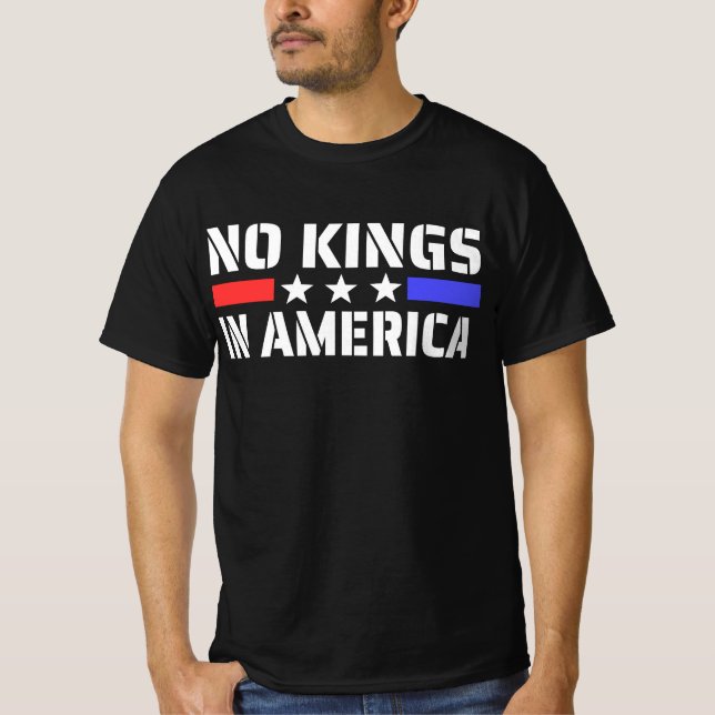 Camiseta Sem Reis Na América - Anti-Monarquia (Frente)