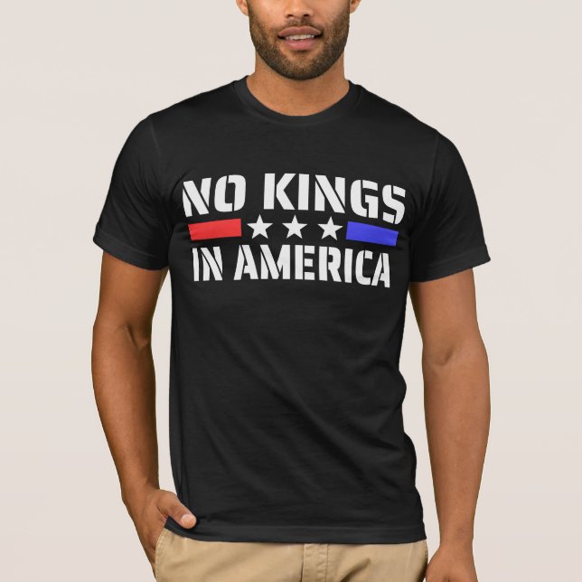 Camiseta Sem Reis Na América - Anti-Monarquia (Frente)